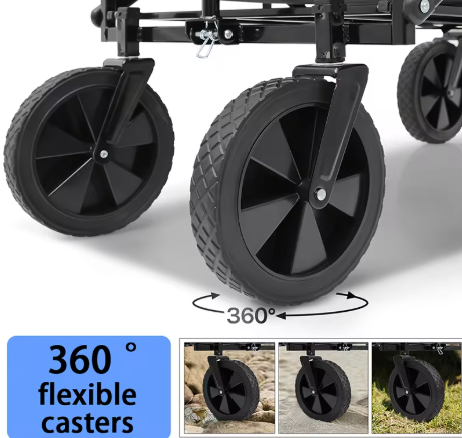 Chariot de Camping Pliable – Polyvalent et Ultra Résistant