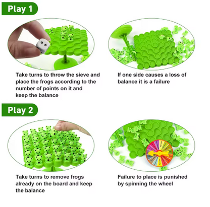 Arbre d’équilibre Grenouille – Jeu éducatif Montessori (dès 5 ans)