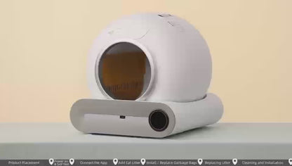 Litière Automatique Connectée Pour Chat