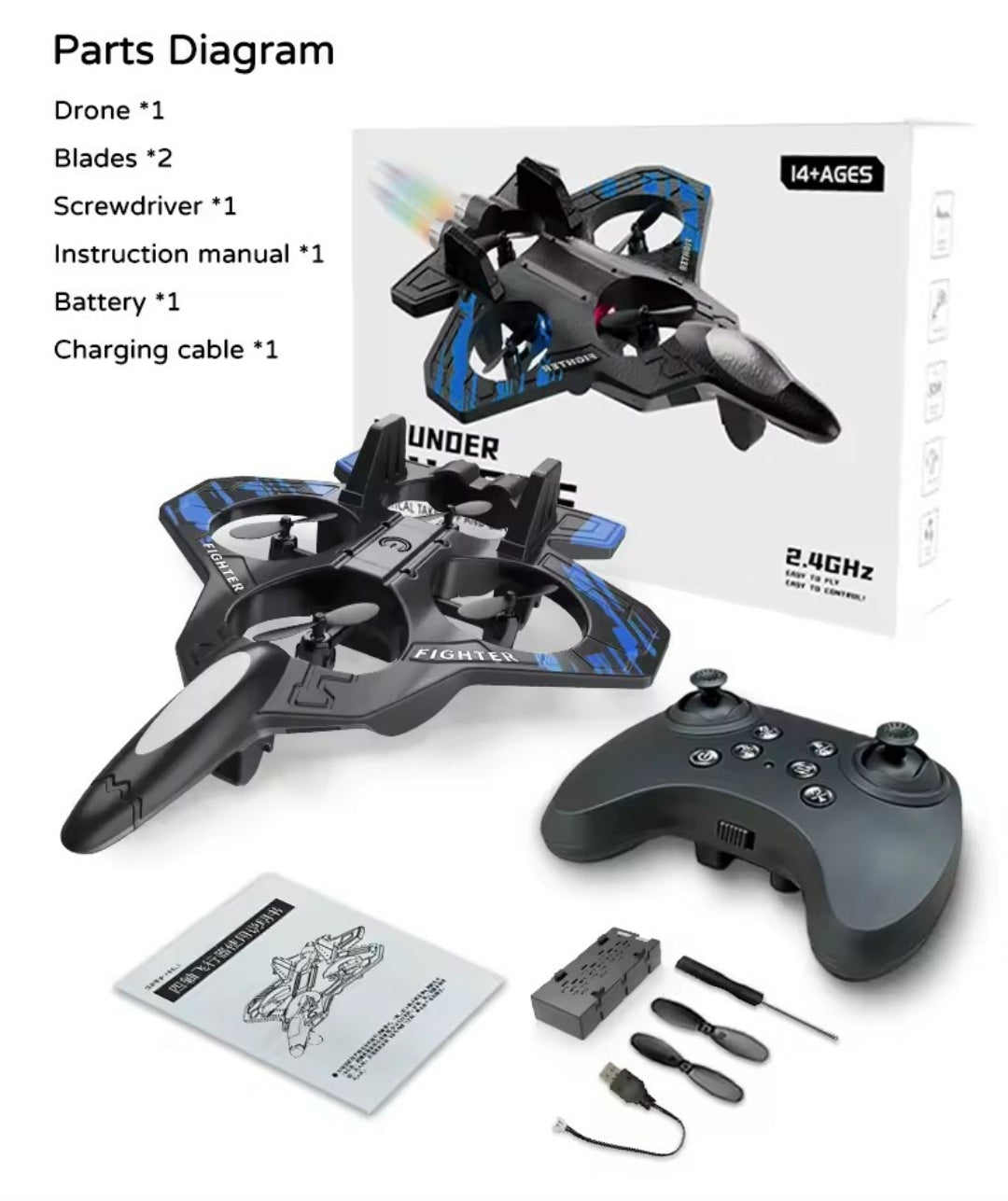 Avion télécommandé L101 – Léger, résistant et fun !